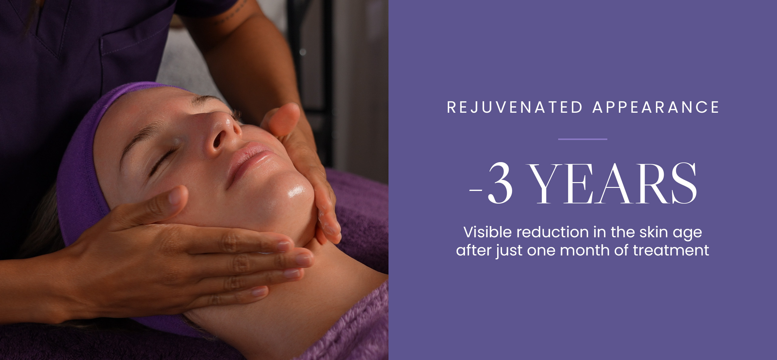 CONTINVE 3 years younger statistic mobile banner